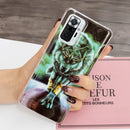 For Xiaomi Redmi Note 10 Pro Luminous TPU Protective Case(Fierce Wolf)