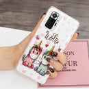 For Xiaomi Redmi Note 10 Pro Luminous TPU Protective Case(Couple Unicorn)