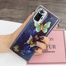 For Xiaomi Redmi Note 10 Pro Luminous TPU Protective Case(Double Butterflies)