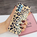 For Samsung Galaxy A32 4G Electroplating TPU Protective Case(Leopard Texture)