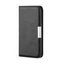 For Samsung Galaxy S21 FE Litchi Texture Horizontal Flip Leather Case with Holder & Card Slots(Black)