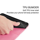 For Samsung Galaxy S21 FE Litchi Texture Horizontal Flip Leather Case with Holder & Card Slots(Pink)