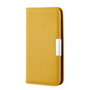 For Samsung Galaxy S21 FE Litchi Texture Horizontal Flip Leather Case with Holder & Card Slots(Yellow)