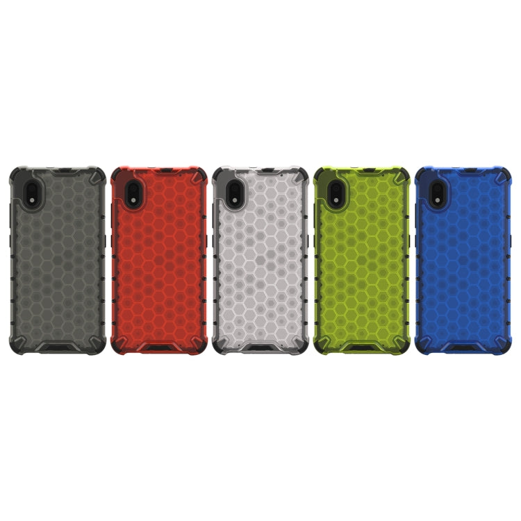 For Alcatel 1B (2020) Shockproof Honeycomb PC + TPU Case(Black)