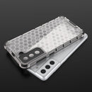 For Samsung Galaxy S21 FE Shockproof Honeycomb PC + TPU Case(Green)