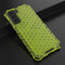 For Samsung Galaxy S21 FE Shockproof Honeycomb PC + TPU Case(Green)
