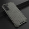 For Samsung Galaxy S21 FE Shockproof Honeycomb PC + TPU Case(Black)