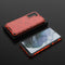 For Samsung Galaxy S21 FE Shockproof Honeycomb PC + TPU Case(Red)