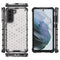 For Samsung Galaxy S21 FE Shockproof Honeycomb PC + TPU Case(White)
