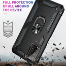 For Xiaomi Redmi Note 9 4G / 9T / 9 Power Shockproof TPU + PC Protective Case with 360 Degree Rotating Holder(Black)