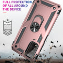 For Xiaomi Redmi Note 9 4G / 9T / 9 Power Shockproof TPU + PC Protective Case with 360 Degree Rotating Holder(Rose Gold)