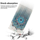 For Xiaomi Redmi Note 9T / 9 5G 3D Painted Pattern Magnetic Attraction Horizontal Flip Leather Case with Holder & Card Slot & Wallet & Lanyard(Peacock Wreath)