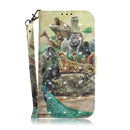 For Xiaomi Redmi Note 10 Pro 3D Painted Pattern Magnetic Attraction Horizontal Flip Leather Case with Holder & Card Slot & Wallet & Lanyard(Zoo)