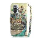 For Xiaomi Redmi Note 10 Pro 3D Painted Pattern Magnetic Attraction Horizontal Flip Leather Case with Holder & Card Slot & Wallet & Lanyard(Zoo)