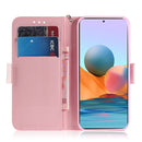For Xiaomi Redmi Note 10 Pro 3D Painted Pattern Magnetic Attraction Horizontal Flip Leather Case with Holder & Card Slot & Wallet & Lanyard(Magnolia)