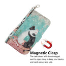 For Xiaomi Redmi Note 10 Pro 3D Painted Pattern Magnetic Attraction Horizontal Flip Leather Case with Holder & Card Slot & Wallet & Lanyard(Black White Cat)