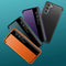 For Samsung Galaxy S21 FE Magnetic Side Window View Shockproof Horizontal Flip Leather Case(Black)