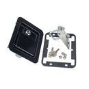 A2931 Black Paddle Entry Door Latch & Keys Tool Box for Trailer / Yacht / Truck