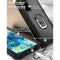 For Samsung Galaxy S20 FE / FE 5G PC + Rubber 3-layers Shockproof Protective Case with Rotating Holder(Black)