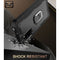 For Samsung Galaxy S20 FE / FE 5G PC + Rubber 3-layers Shockproof Protective Case with Rotating Holder(Black)