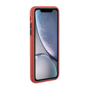 Card Slot Design Shockproof TPU Protective Case For iPhone XR(Plum Red)
