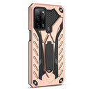 For OPPO A54 / A74 / A93 5G Shockproof TPU + PC Protective Case with Holder(Rose Gold)