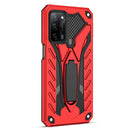 For OPPO A54 / A74 / A93 5G Shockproof TPU + PC Protective Case with Holder(Red)