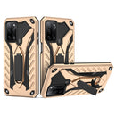For OPPO A54 / A74 / A93 5G Shockproof TPU + PC Protective Case with Holder(Gold)