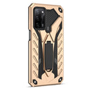 For OPPO A54 / A74 / A93 5G Shockproof TPU + PC Protective Case with Holder(Gold)