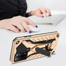 For OPPO A54 / A74 / A93 5G Shockproof TPU + PC Protective Case with Holder(Gold)
