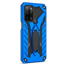 For OPPO A54 / A74 / A93 5G Shockproof TPU + PC Protective Case with Holder(Blue)