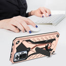 For Xiaomi Redmi Note 10 Pro Shockproof TPU + PC Protective Case with Holder(Rose Gold)