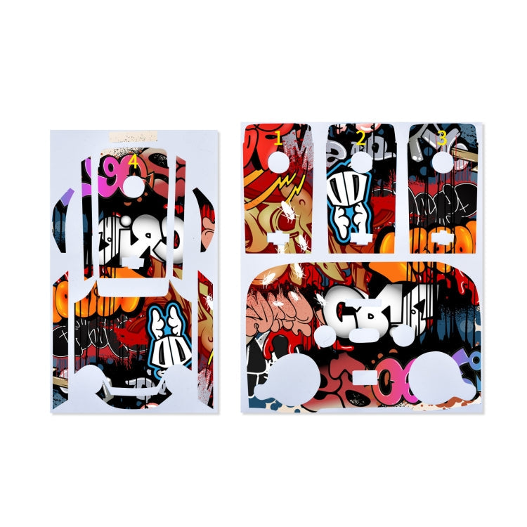 STARTRC Drone + Remote Control + Battery Protective PVC Sticker for DJI Air 2S(Animated Graffiti)