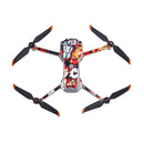 STARTRC Drone + Remote Control + Battery Protective PVC Sticker for DJI Air 2S(Animated Graffiti)