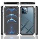 Starry Sky Solid Color Series Shockproof PC + TPU Case with PET Film For iPhone 12 / 12 Pro(Black)