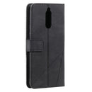 For Huawei Mate 10 Lite Skin Feel Splicing Horizontal Flip Leather Case with Holder & Card Slots & Wallet & Photo Frame(Black)