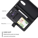For Huawei Mate 10 Lite Skin Feel Splicing Horizontal Flip Leather Case with Holder & Card Slots & Wallet & Photo Frame(Black)