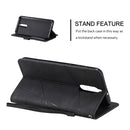 For Huawei Mate 10 Lite Skin Feel Splicing Horizontal Flip Leather Case with Holder & Card Slots & Wallet & Photo Frame(Black)