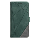 For Huawei Mate 10 Lite Skin Feel Splicing Horizontal Flip Leather Case with Holder & Card Slots & Wallet & Photo Frame(Green)