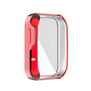 For Xiaomi Mi Watch Lite / Redmi Watch Full Coverage TPU Electroplating Protective Case(Red)