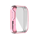 For Xiaomi Mi Watch Lite / Redmi Watch Full Coverage TPU Electroplating Protective Case(Pink)