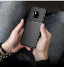 For Huawei Mate 20 Pro Thunderbolt Shockproof TPU Soft Case(Dark Blue)
