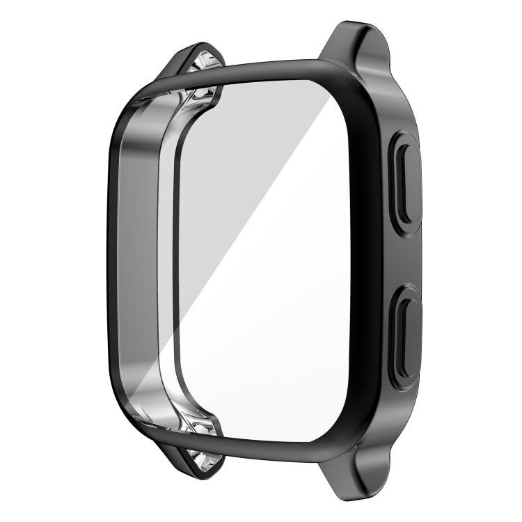For Garmin Venu Sq Full Coverage TPU Electroplating Protective Case(Black)