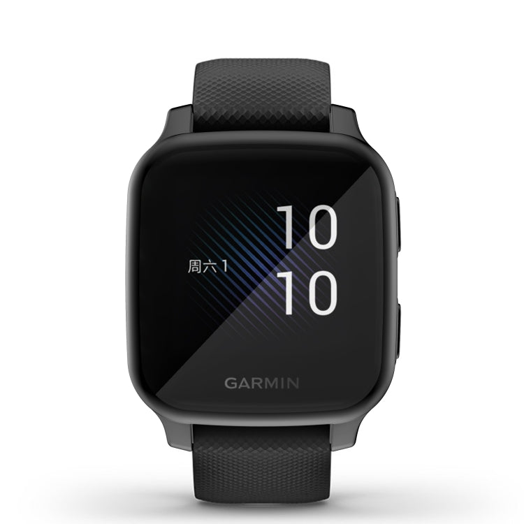 For Garmin Venu Sq Full Coverage TPU Electroplating Protective Case(Black)