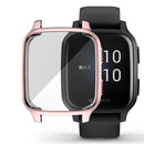 For Garmin Venu Sq Full Coverage TPU Electroplating Protective Case(Pink)