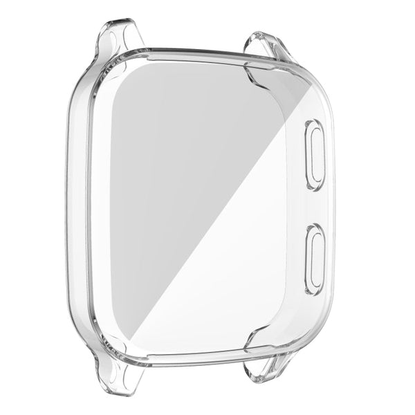 For Garmin Venu Sq Full Coverage TPU Electroplating Protective Case(Transparent)