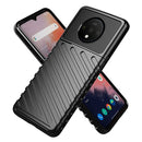 For OnePlus 7T Thunderbolt Shockproof TPU Soft Case(Black)