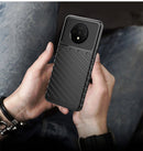 For OnePlus 7T Thunderbolt Shockproof TPU Soft Case(Dark Green)