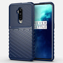For OnePlus 7T Pro Thunderbolt Shockproof TPU Soft Case(Dark Blue)