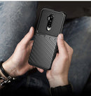 For OnePlus 7T Pro Thunderbolt Shockproof TPU Soft Case(Dark Blue)